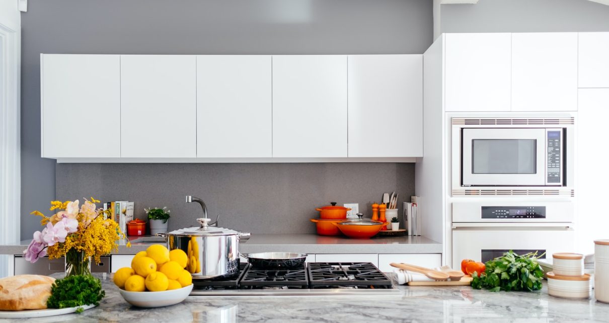 white over-the-range oven